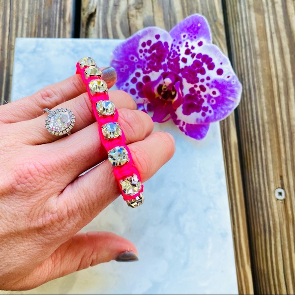 DANNIJO Ellen Pink Crystal Bracelet NWT - Picture 13 of 17